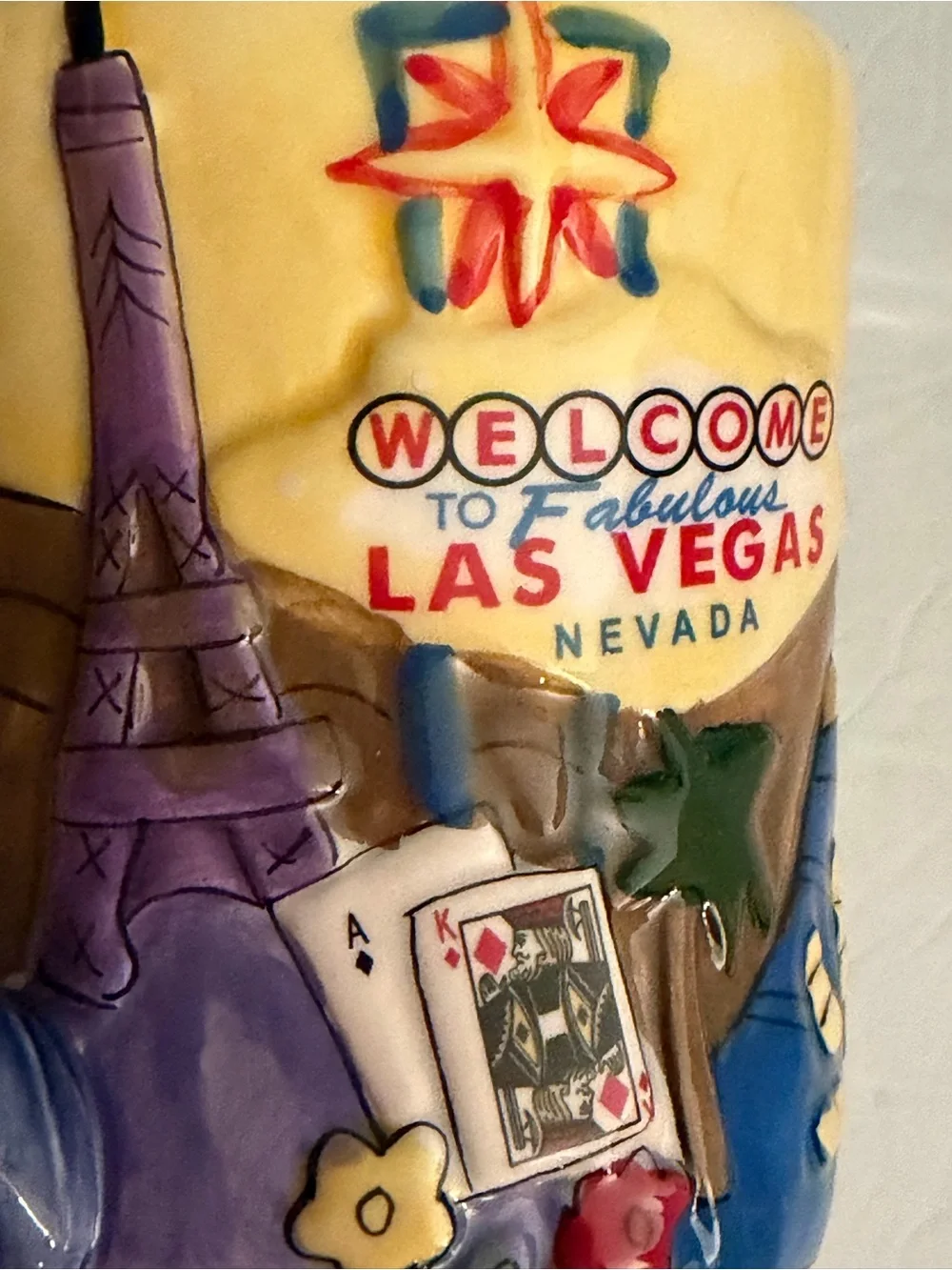 Las Vegas Hand Painted Coffee Tea  Mag